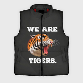 Мужской жилет утепленный 3D с принтом Тигр. We are tigers в Курске,  |  | tiger | восточный тигр | год тигра | кошка | тигр | тигренок | хищник