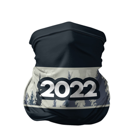 Бандана-труба 3D с принтом Новый Год 2022 (Лес) , 100% полиэстер, ткань с особыми свойствами — Activecool | плотность 150‒180 г/м2; хорошо тянется, но сохраняет форму | 2022 | зима | лес | новый год | новый год 2022 | холод