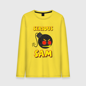 Мужской лонгслив хлопок с принтом Serious Sam Bomb Logo в Новосибирске, 100% хлопок |  | bomb | serious sam | бомба | динамит | крутой сэм | сем | сериос сем | сериос сэм | сириус сэм | сэм