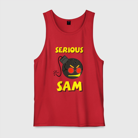 Мужская майка хлопок с принтом Serious Sam Bomb Logo в Кировске, 100% хлопок |  | Тематика изображения на принте: bomb | serious sam | бомба | динамит | крутой сэм | сем | сериос сем | сериос сэм | сириус сэм | сэм