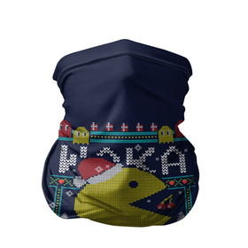 Бандана-труба 3D с принтом WAKA WAKA NEW YEAR   НОВЫЙ ГОД ГЕЙМЕРАМ ВАКА ВАКА 2022 в Новосибирске, 100% полиэстер, ткань с особыми свойствами — Activecool | плотность 150‒180 г/м2; хорошо тянется, но сохраняет форму | 2022 | beast | merry christmas | new year | red bow | santa hat | snow | tiger | winter | winter is coming | year of the tiger | год тигра | дед мороз | животные | звери | зверь | зима | зима 2022 | зима близко | новогодний свитер | новогодний у