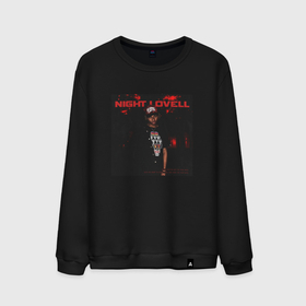 Мужской свитшот хлопок с принтом Night Lovell on style , 100% хлопок |  | hip hop | night lovell | rap | rep | исполнители | исполнитель | музыка | найт ловелл | реп