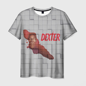 Мужская футболка 3D с принтом Dexter Morgan | Пятна крови в Белгороде, 100% полиэфир | прямой крой, круглый вырез горловины, длина до линии бедер | Тематика изображения на принте: dexter сериал | декстер | декстер судмедэксперт | кровь | майкл си холл декстер | охотник за преступниками