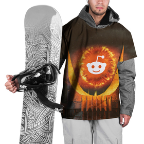Накидка на куртку 3D с принтом REDDIT I SEE YOU   РЕДДИТ СЛЕДИТ ЗА ВСЕМИ в Тюмени, 100% полиэстер |  | reddit | космос | мемы | нло | планета | пришельцы | реддит