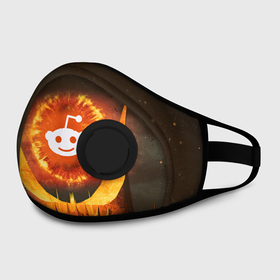 Маска из неопрена с принтом REDDIT I SEE YOU   РЕДДИТ СЛЕДИТ ЗА ВСЕМИ в городе Новоалтайск, неопрен 100% | Форма огибающая нос. Резинки для ушей с дополнительной резинкой на затылке. Клапан для выдоха для активного дыхания при занятиях спортом. Эластичный материал маски и окантовки для лучшего растяжения и прилегания маски.  | Тематика изображения на принте: reddit | космос | мемы | нло | планета | пришельцы | реддит