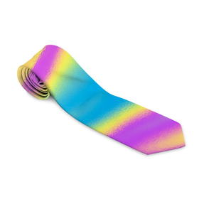 Галстук 3D с принтом Holographic Neon Waves в Курске, 100% полиэстер | Длина 148 см; Плотность 150-180 г/м2 | abstract | gradient | holographic | neon | neon stripes | rainbow | stripes | vaporwave | wave | абстрактный узор | абстракция | волны | голографические | градиент | краски | красочный | линии | неоновые полосы | полосы | радужный