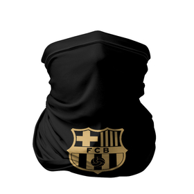Бандана-труба 3D с принтом Golden Barca в Тюмени, 100% полиэстер, ткань с особыми свойствами — Activecool | плотность 150‒180 г/м2; хорошо тянется, но сохраняет форму | barcelona | blaugrana | барселона | испания | ла лига | лига чемпионов | сине гранатовые | футбол