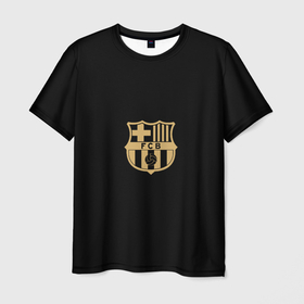 Мужская футболка 3D с принтом Golden Barca в Белгороде, 100% полиэфир | прямой крой, круглый вырез горловины, длина до линии бедер | barcelona | blaugrana | барселона | испания | ла лига | лига чемпионов | сине гранатовые | футбол