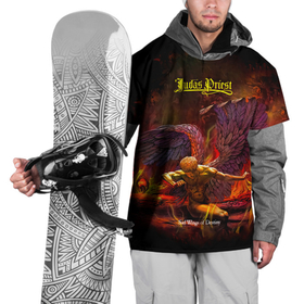 Накидка на куртку 3D с принтом Sad Wings of Destiny   Judas Priest в Екатеринбурге, 100% полиэстер |  | judas priest | sad wings of destiny | альбом | гленн типтон | джудас прист | йен хилл | ричи фолкнер | роб хэлфорд | рок группа | скотт трэвис | хэвиметалгруппа