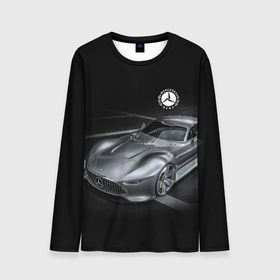 Мужской лонгслив 3D с принтом Mercedes Benz motorsport black в Екатеринбурге, 100% полиэстер | длинные рукава, круглый вырез горловины, полуприлегающий силуэт | car | germany | mercedes benz | motorsport | power | prestige | автомобиль | автоспорт | германия | мерседес | мощь | престиж