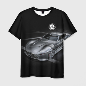 Мужская футболка 3D с принтом Mercedes Benz motorsport black в Новосибирске, 100% полиэфир | прямой крой, круглый вырез горловины, длина до линии бедер | car | germany | mercedes benz | motorsport | power | prestige | автомобиль | автоспорт | германия | мерседес | мощь | престиж