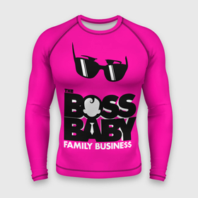 Мужской рашгард 3D с принтом Boss Baby: family business в Санкт-Петербурге,  |  | adult child | boss baby | business | cartoon | family business | kid | logo | serious | stern look | босс молокосос | деловой | логотип | малыш | мультфильм | семейный бизнес | серьёзный | суровый взгляд | 
