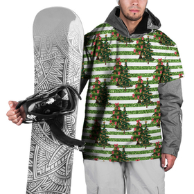 Накидка на куртку 3D с принтом Елочки   новогоднее настроение в Тюмени, 100% полиэстер |  | Тематика изображения на принте: 2022 | год тигра | новый год | новый год 2022 | символ года | тигр | тигренок | тигрица | тигры