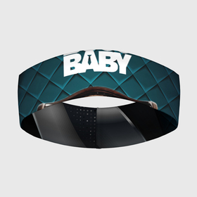 Повязка на голову 3D с принтом Boss в кресле в Новосибирске,  |  | baby | boss | boss baby | босс | босс молокосос | маленький босс | малыш | мальчик | молокосос | ребенок
