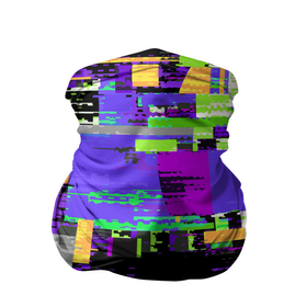 Бандана-труба 3D с принтом Глитч эффект в Курске, 100% полиэстер, ткань с особыми свойствами — Activecool | плотность 150‒180 г/м2; хорошо тянется, но сохраняет форму | glitch | битый | глитч | профилактика | старый телевизор | эффект