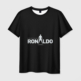 Мужская футболка 3D с принтом Cristiano Ronaldo Black Theme , 100% полиэфир | прямой крой, круглый вырез горловины, длина до линии бедер | Тематика изображения на принте: cr7 | cristiano ronaldo | англия | апл | кригтиану | криштиану ронадлу | манчестер юнайтед | мю | премьер лига | роналду | футбол
