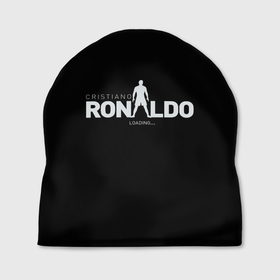 Шапка 3D с принтом Cristiano Ronaldo Black Theme в Новосибирске, 100% полиэстер | универсальный размер, печать по всей поверхности изделия | cr7 | cristiano ronaldo | англия | апл | кригтиану | криштиану ронадлу | манчестер юнайтед | мю | премьер лига | роналду | футбол
