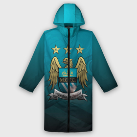 Дождевик унисекс 3D с принтом Manchester City Teal Themme в городе Новоалтайск,  |  | manchester city | англия | апл | гвардиола | зинченко | лига чемпионов | манчестер | манчестер сити | премьер лига | футбол