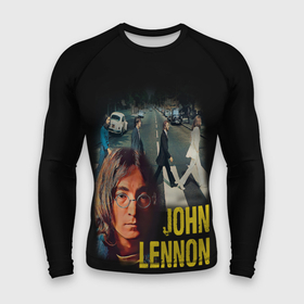Мужской рашгард 3D с принтом The Beatles John Lennon. ,  |  | beatles | blues | british | imagine | john | lennon | liverpool | music | retro | rock | битлз | британия | джон | леннон | музыка | ретро | рок | четверка
