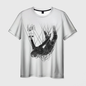 Мужская футболка 3D с принтом The Nothing   Korn в Новосибирске, 100% полиэфир | прямой крой, круглый вырез горловины, длина до линии бедер | korn | koяn | альбом | альтернативный | арвизу | гранж | грув | дэвис | корн | лузье | манки | метал | музыка | нюметал | панк | песни | рок группа | уэлч | филди | филипп | хэд | череп | шаффер