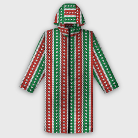 Дождевик унисекс 3D с принтом Knitted Pattern в городе Новоалтайск,  |  | christmas | knitted pattern | new year | pattern | texture | вязаный узор | новый год | паттерн | рождество | текстура | узор