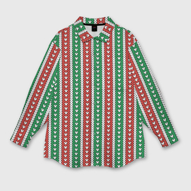 Мужская рубашка oversize 3D с принтом Knitted pattern ,  |  | christmas | knitted pattern | new year | pattern | texture | вязаный узор | новый год | паттерн | рождество | текстура | узор