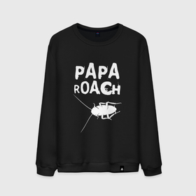 Мужской свитшот хлопок с принтом Papa roach | Таракан , 100% хлопок |  | papa roach | альтернативный метал | альтернативный рок | нюметал | папа роч | рэпметал | таракан | хардрок