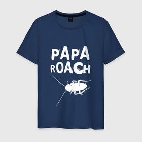 Мужская футболка хлопок с принтом Papa roach | Таракан в Курске, 100% хлопок | прямой крой, круглый вырез горловины, длина до линии бедер, слегка спущенное плечо. | papa roach | альтернативный метал | альтернативный рок | нюметал | папа роч | рэпметал | таракан | хардрок