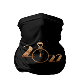 Бандана-труба 3D с принтом Часы 2022 , 100% полиэстер, ткань с особыми свойствами — Activecool | плотность 150‒180 г/м2; хорошо тянется, но сохраняет форму | 2022 | куранты | нг | новый год | подарок | праздник | рождество | часы