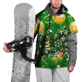 Накидка на куртку 3D с принтом Новогоднее Настроение (Елка) , 100% полиэстер |  | Тематика изображения на принте: 2022 | елка | елочные игрушки | елочные шарики | зимнее настроение | новогоднее настроение | новый год | новый год 2022 | снежинки