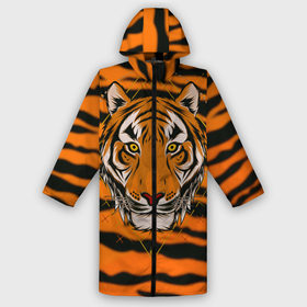Дождевик унисекс 3D с принтом Тигр настоящий хищник в городе Новоалтайск,  |  | tiger | восточный тигр | год тигра | кошка | тигр | тигренок | хищник
