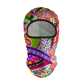 Балаклава 3D с принтом Разноцветные яркие рыбки на абстрактном цветном фоне в Новосибирске, 100% полиэстер, ткань с особыми свойствами — Activecool | плотность 150–180 г/м2; хорошо тянется, но при этом сохраняет форму. Закрывает шею, вокруг отверстия для глаз кайма. Единый размер | Тематика изображения на принте: абстрактный паттерн | абстрактный фон | абстракция | аквариум | буйство красок в океане | египетские рыбки | знак зодиака рыбы | красное море | мировой океан | паттерн из рыб | разноцветные рыбы