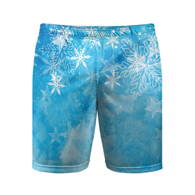 Мужские шорты спортивные с принтом Холодок в Белгороде,  |  | Тематика изображения на принте: зима | мороз | новый год | снег | снежинки | холод | холодок