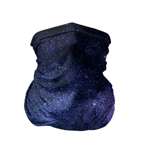Бандана-труба 3D с принтом Night sky в Екатеринбурге, 100% полиэстер, ткань с особыми свойствами — Activecool | плотность 150‒180 г/м2; хорошо тянется, но сохраняет форму | звезды | космос | красивый | млечный путь | ночь | синий | темный