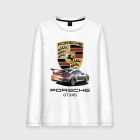 Мужской лонгслив хлопок с принтом Porsche GT 3 RS Motorsport в Тюмени, 100% хлопок |  | car | germany | motorsport | porsche | power | prestige | автомобиль | автоспорт | германия | мощь | порше | престиж