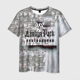 Мужская футболка 3D с принтом LP Underground 3.0   Linkin Park в Белгороде, 100% полиэфир | прямой крой, круглый вырез горловины, длина до линии бедер | chester bennington | linkin park | linking | lp | rock | альтернативный | ленкин | линкин парк | линкинпарк | лп | майк | метал | музыкант | ню | нюметал | певец | рок группа | рэп | честер беннингтон | шинода | электроник