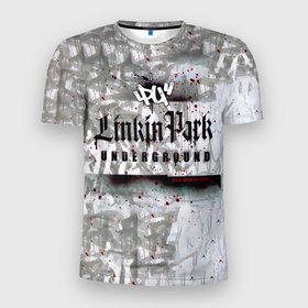 Мужская футболка 3D Slim с принтом LP Underground 3.0   Linkin Park , 100% полиэстер с улучшенными характеристиками | приталенный силуэт, круглая горловина, широкие плечи, сужается к линии бедра | chester bennington | linkin park | linking | lp | rock | альтернативный | ленкин | линкин парк | линкинпарк | лп | майк | метал | музыкант | ню | нюметал | певец | рок группа | рэп | честер беннингтон | шинода | электроник