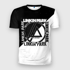 Мужская футболка 3D Slim с принтом A Decade Underground   Linkin Park в Белгороде, 100% полиэстер с улучшенными характеристиками | приталенный силуэт, круглая горловина, широкие плечи, сужается к линии бедра | chester bennington | linkin park | linking | lp | rock | альтернативный | ленкин | линкин парк | линкинпарк | лп | майк | метал | музыкант | ню | нюметал | певец | рок группа | рэп | честер беннингтон | шинода | электроник