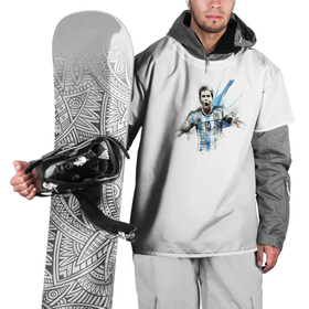 Накидка на куртку 3D с принтом Messi Argentina Team в Санкт-Петербурге, 100% полиэстер |  | argentina | messi | лионель месси | месси аргентина | сборная аргентины | футбол