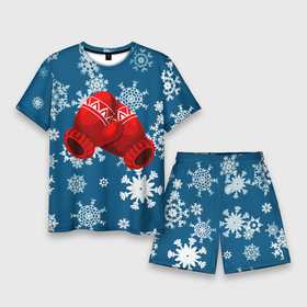 Мужской костюм с шортами 3D с принтом ЗИНИИ ПЕРЧАТКИ ОТ ХОЛОДА в Кировске,  |  | blue | cold | from | gloves | ice | new | red | snow | snowflakes | winter | year | год | зима | зинии | красный | лед | новый | от | перчатки | синий | снег | снежинки | холод | холода