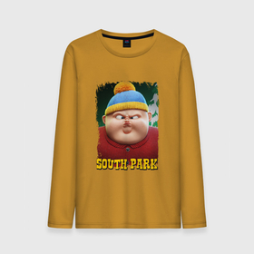 Мужской лонгслив хлопок с принтом Eric Cartman | 3D | South Park , 100% хлопок |  | cartman | south park | картман | картмен | саус парк | южный парк