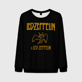 Мужской свитшот 3D с принтом Led Zeppelin x Led Zeppelin в Белгороде, 100% полиэстер с мягким внутренним слоем | круглый вырез горловины, мягкая резинка на манжетах и поясе, свободная посадка по фигуре | led | led zep | led zeppelin | ledzep | lz | zoso | альбом | джимми пейдж | джон генри бонэм | джон пол джонс | зосо | лед зепелен | лед зеппелин | ледзепелен | ледзеппелин | роберт плант | рок группа