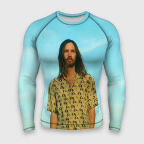 Мужской рашгард 3D с принтом Kevin Parker в Новосибирске,  |  | alternative | metall | music | rock | tame impala | альтернатива | металл | музыка | рок | тэйм импала