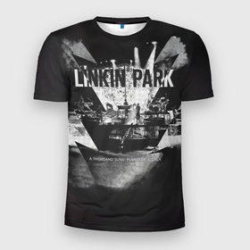 Мужская футболка 3D Slim с принтом A Thousand Suns: Puerta De Alcala   Linkin Park в Санкт-Петербурге, 100% полиэстер с улучшенными характеристиками | приталенный силуэт, круглая горловина, широкие плечи, сужается к линии бедра | chester bennington | linkin park | linking | lp | rock | альтернативный | ленкин | линкин парк | линкинпарк | лп | майк | метал | музыкант | ню | нюметал | певец | рок группа | рэп | честер беннингтон | шинода | электроник