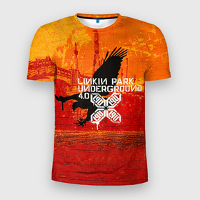Мужская футболка 3D Slim с принтом Linkin Park   Underground 4.0 в Белгороде, 100% полиэстер с улучшенными характеристиками | приталенный силуэт, круглая горловина, широкие плечи, сужается к линии бедра | chester bennington | linkin park | linking | lp | rock | альтернативный | ленкин | линкин парк | линкинпарк | лп | майк | метал | музыкант | ню | нюметал | певец | рок группа | рэп | честер беннингтон | шинода | электроник