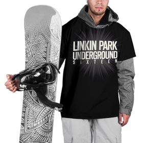 Накидка на куртку 3D с принтом Underground Sixteen   Linkin Park в Курске, 100% полиэстер |  | chester bennington | linkin park | linking | lp | rock | альтернативный | ленкин | линкин парк | линкинпарк | лп | майк | метал | музыкант | ню | нюметал | певец | рок группа | рэп | честер беннингтон | шинода | электроник