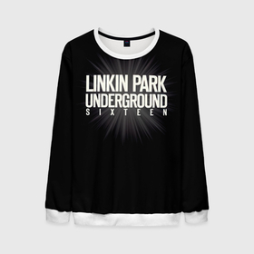 Мужской свитшот 3D с принтом Underground Sixteen   Linkin Park в Белгороде, 100% полиэстер с мягким внутренним слоем | круглый вырез горловины, мягкая резинка на манжетах и поясе, свободная посадка по фигуре | chester bennington | linkin park | linking | lp | rock | альтернативный | ленкин | линкин парк | линкинпарк | лп | майк | метал | музыкант | ню | нюметал | певец | рок группа | рэп | честер беннингтон | шинода | электроник