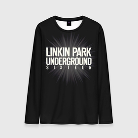 Мужской лонгслив 3D с принтом Underground Sixteen   Linkin Park в Санкт-Петербурге, 100% полиэстер | длинные рукава, круглый вырез горловины, полуприлегающий силуэт | chester bennington | linkin park | linking | lp | rock | альтернативный | ленкин | линкин парк | линкинпарк | лп | майк | метал | музыкант | ню | нюметал | певец | рок группа | рэп | честер беннингтон | шинода | электроник
