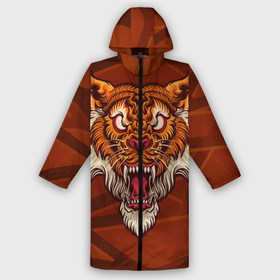 Дождевик унисекс 3D с принтом Тигр Evil в городе Новоалтайск,  |  | tiger | восточный тигр | год тигра | кошка | тигр | тигренок | хищник