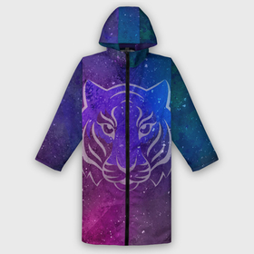 Дождевик унисекс 3D с принтом Космический тигр COSMO в городе Новоалтайск,  |  | tiger | восточный тигр | год тигра | космический | космос | кошка | тигр | тигренок | хищник